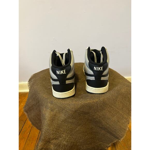 Grey Black Nike Court Vision Mid‎ | Streetwear Basketball Athleisure - (Men\'s 8) main image 5